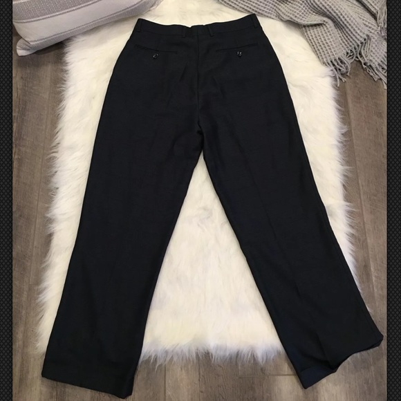 Bertucci Blue & Black Patterned Dress Pants Slacks - Picture 7 of 7